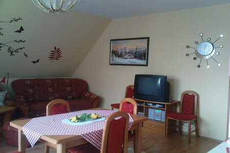 Ubytování - Harrachov - Apartmá v Harrachově - obývací pokoj